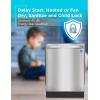 imageBLACKDECKER BCD6W 6 Place Setting ENERGY STAR Portable Compact Countertop DishwasherStainless Steel