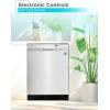 imageBLACKDECKER BCD6W 6 Place Setting ENERGY STAR Portable Compact Countertop DishwasherStainless Steel