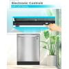 imageBLACKDECKER BCD6W 6 Place Setting ENERGY STAR Portable Compact Countertop DishwasherStainless Steel