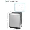 imageBLACKDECKER BCD6W 6 Place Setting ENERGY STAR Portable Compact Countertop DishwasherStainless Steel
