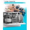 imageBLACKDECKER BCD6W 6 Place Setting ENERGY STAR Portable Compact Countertop DishwasherWhite