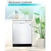 imageBLACKDECKER BCD6W 6 Place Setting ENERGY STAR Portable Compact Countertop DishwasherWhite