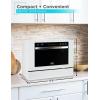 imageBLACKDECKER BCD6W 6 Place Setting ENERGY STAR Portable Compact Countertop DishwasherWhiteBlack