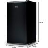imageBLACKDECKER BCRK32B Compact Refrigerator Energy Star Single Door Mini Fridge with Freezer 32 Cubic Feet Black