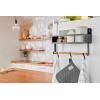imageBLACKDECKER BLACK  DECKER BLACK HANGING RACK SYSTEMSHELF WDOOR BDSTKT282BKBlack Hanging Rack Shelf System