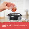 imageBLACKDECKER Countertop Blender with 6Cup Glass Jar 10Speed Settings Black BL2010BGPlastic