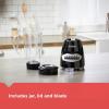 imageBLACKDECKER Countertop Blender with 6Cup Glass Jar 10Speed Settings Black BL2010BGPlastic