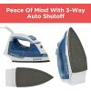 imageBLACKDECKER Easy Steam Compact Iron for Clothes Automatic Shutoff Nonstick Plate Light Weight 1200 WattsStandard
