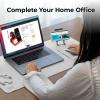 imageBLACKDECKER Ergonomic Mouse Pad Wrist Support  Comfortable Mouse Pad Wrist Rest  Wrist Relief Gel Mousepad  NonSlip Base Aesthetic Mousepad for Gaming Home Office  Perfect for Computer LaptopWhite