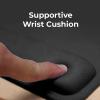 imageBLACKDECKER Ergonomic Mouse Pad Wrist Support  Comfortable Mouse Pad Wrist Rest  Wrist Relief Gel Mousepad  NonSlip Base Aesthetic Mousepad for Gaming Home Office  Perfect for Computer LaptopBlack
