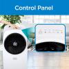 imageBLACKDECKER Evaporative Air Cooler  Portable Air Conditioner Cooling Fan with LED Display Remote Control 2Gallon Water Tank  Compact and Lightweight Design White
