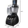 imageBLACKDECKER FP1600B 8Cup Food Processor with Stainless Steel Blade Black8 Cup