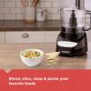 imageBLACKDECKER Food Processor and Vegetable Chopper Stainless Steel Blade 8Cup Capacity 450W Power with Attachments to Grate Shred Slice Mince Grind and PureeFOODGRATER