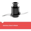 imageBLACKDECKER Food Processor and Vegetable Chopper Stainless Steel Blade 8Cup Capacity 450W Power with Attachments to Grate Shred Slice Mince Grind and PureeFOODGRATER
