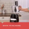 imageBLACKDECKER Food Processor and Vegetable Chopper Stainless Steel Blade 8Cup Capacity 450W Power with Attachments to Grate Shred Slice Mince Grind and PureeFOODGRATER