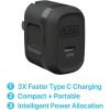 imageBLACKDECKER GaN PD Wall Charger 1Port 20W Type C Wall Plug Compact Power Block USB C TypeC Fast Charging for iPhone 1615 USBC Charging Block Perfect for Home Office TravelBlack
