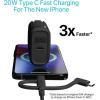 imageBLACKDECKER GaN PD Wall Charger 1Port 20W Type C Wall Plug Compact Power Block USB C TypeC Fast Charging for iPhone 1615 USBC Charging Block Perfect for Home Office TravelBlack