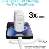 imageBLACKDECKER GaN PD Wall Charger 1Port 20W Type C Wall Plug Compact Power Block USB C TypeC Fast Charging for iPhone 1615 USBC Charging Block Perfect for Home Office TravelWhite
