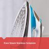 imageBLACKDECKER ICR19XS One Step Steam Cord Reel Iron BlueBlue