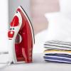 imageBLACKDECKER ICR19XS One Step Steam Cord Reel Iron BlueRed