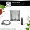 imageBLACKDECKER Kitchen Wand Attachment Food Chopper BCKM101FP