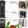 imageBLACKDECKER Kitchen Wand Cordless Immersion Blender 3 in 1 Multi Tool Set Hand Blender with Charging Dock Whisk and Chopper Red BCKM1013K06Black