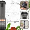 imageBLACKDECKER Kitchen Wand Cordless Immersion Blender 3 in 1 Multi Tool Set Hand Blender with Charging Dock Whisk and Chopper Red BCKM1013K06Grey