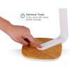 imageBLACKDECKER LED Dimmable Desk Lamp with Wood Grain Base7W White VLED1818BD