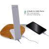 imageBLACKDECKER LED Dimmable Desk Lamp with Wood Grain Base7W White VLED1818BD