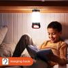 imageBLACKDECKER LED Lantern 300 Lumens 360 Flashlight for Camping with SOS Mode 12 Hours AA Battery Power Multiwhite Hook 5 Modes IP65 Waterproof Camping Essentials Tent Light Blackout Survival