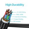 imageBLACKDECKER Lightning to USB Cable  Fast Compatible iPhone Lightning Cable  Durable Braided iPhone Charger Cord  for Travel and Daily Use  Multiple Color  Length Options  6ftBlack