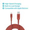 imageBLACKDECKER Lightning to USB Cable  Fast Compatible iPhone Lightning Cable  Durable Braided iPhone Charger Cord  for Travel and Daily Use  Multiple Color  Length Options  6ftCoral Rose