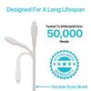 imageBLACKDECKER Lightning to USB Cable  Fast Compatible iPhone Lightning Cable  Durable Braided iPhone Charger Cord  for Travel and Daily Use  Multiple Color  Length Options  6ftWhite