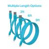 imageBLACKDECKER Lightning to USB Cable  Fast Compatible iPhone Lightning Cable  Durable Braided iPhone Charger Cord  for Travel and Daily Use  Multiple Color  Length Options  6ftLoch Ness