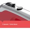 imageBLACKDECKER MX600B Helix Performance Premium 5Speed Hand Mixer Black B07G3N1PQSRed