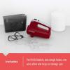 imageBLACKDECKER MX600B Helix Performance Premium 5Speed Hand Mixer Black B07G3N1PQSRed
