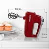 imageBLACKDECKER MX600B Helix Performance Premium 5Speed Hand Mixer Black B07G3N1PQSRed