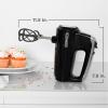 imageBLACKDECKER MX600B Helix Performance Premium 5Speed Hand Mixer Black B07G3N1PQSblack