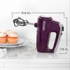 imageBLACKDECKER MX600B Helix Performance Premium 5Speed Hand Mixer Black B07G3N1PQSpurple