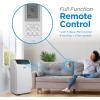 imageBLACKDECKER Portable Air Conditioner 10000 BTU 6300 BTU SACC for Rooms up to 450 Sq Ft Portable AC with Follow Me Remote Control and Window Kit BPACT10WT White12 000 BTU  HEAT