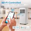 imageBLACKDECKER Portable Air Conditioner 10000 BTU 6300 BTU SACC for Rooms up to 450 Sq Ft Portable AC with Follow Me Remote Control and Window Kit BPACT10WT White8 000 BTU
