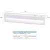 imageBLACKDECKER PureOptics LED Battery Operated Under Cabinet Lighting Motion Sensor OnOff Warm White LED StickOn Install for Kitchen ampamp Closets  1 BarWhite