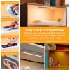 imageBLACKDECKER PureOptics LED Battery Operated Under Cabinet Lighting Motion Sensor OnOff Warm White LED StickOn Install for Kitchen ampamp Closets  1 BarWhite