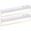 imageBLACKDECKER PureOptics LED Battery Operated Under Cabinet Lighting Motion Sensor OnOff Warm White LED StickOn Install for Kitchen ampamp Closets  1 BarWhite