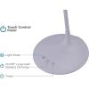 imageBLACKDECKER PureOptics LED VLED1819BD Battery LED Desk Lamp Dimmable with Adjustable Color Temperature 4 Hour Battery Life Rechargeable Eco Friendly WhiteCircle Base