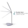 imageBLACKDECKER PureOptics LED VLED1819BD Battery LED Desk Lamp Dimmable with Adjustable Color Temperature 4 Hour Battery Life Rechargeable Eco Friendly WhiteTriangle Base