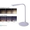 imageBLACKDECKER PureOptics LED VLED1819BD Battery LED Desk Lamp Dimmable with Adjustable Color Temperature 4 Hour Battery Life Rechargeable Eco Friendly WhiteCircle Base