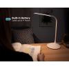 imageBLACKDECKER PureOptics LED VLED1819BD Battery LED Desk Lamp Dimmable with Adjustable Color Temperature 4 Hour Battery Life Rechargeable Eco Friendly WhiteCircle Base