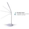 imageBLACKDECKER PureOptics LED VLED1819BD Battery LED Desk Lamp Dimmable with Adjustable Color Temperature 4 Hour Battery Life Rechargeable Eco Friendly WhiteCircle Base