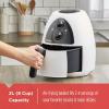 imageBLACKDECKER Purify 2Liter Air Fryer WhiteBlack HF100WD